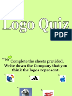 Logo Identification Worksheet