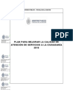 Plan para Mejorar La Calidad de Atencion de Servicio MP