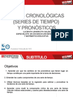 2.2 Series Cronológicas o Series de Tiempo