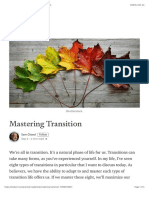 Mastering Transition Practical Leadership Sam Chand