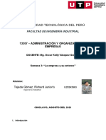 Semana 3 - La Empresa y Su Entorno