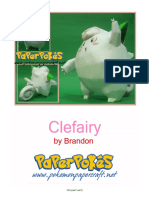Clefairy Letter Lined