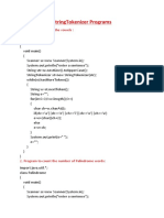 Stringtokenizer Programs: 1. Program To Encode The Vowels