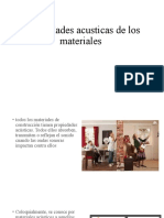 Propiedades Acusticas de Los Materiales