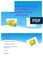 Foliacion Documentacion y Archivo