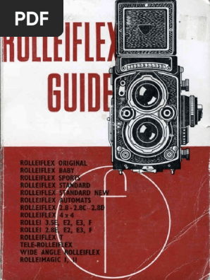 【超希少】　元箱　説明書付きMagazine 4560 Rolleiflex Rolleiflex Camera User Guide | PDF | Camera | Film Speed