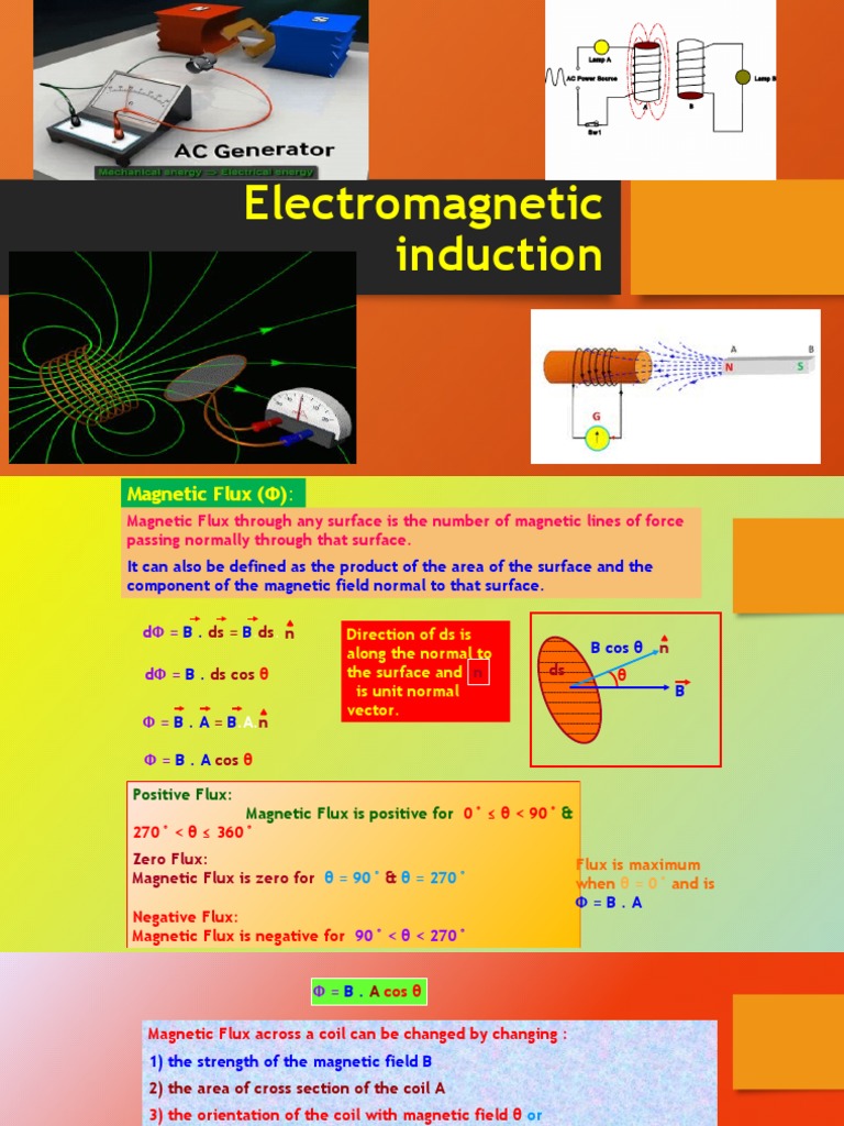 Key Concepts of Electromagnetic Induction | PDF | Electromagnetic ...