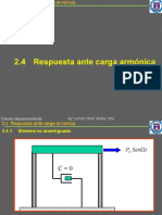 2.4 Respuesta Ante Carga Armonica