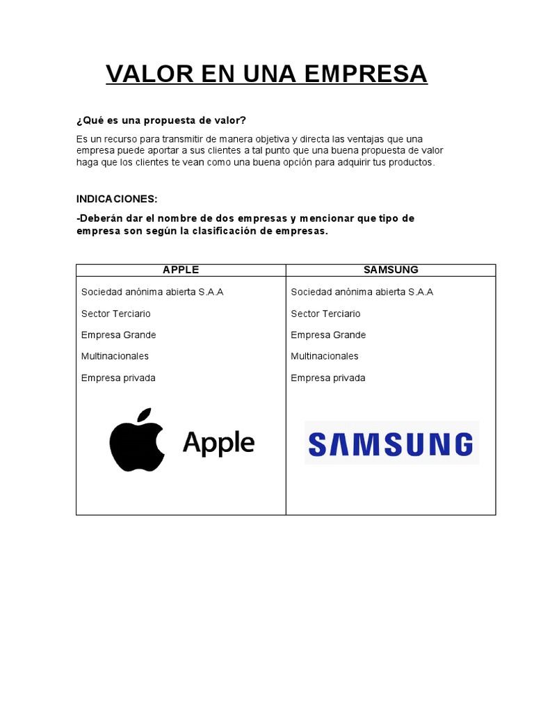 Cómo Apple y Samsung crean valor para sus clientes a través de sus