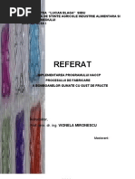 Implementarea Programului HACCP - Procesului de Fabricare A Bomboanelor Gumate Cu Gust de Fructe