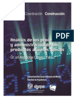 Analisis de Los Procesos y Administracion de Los Productos Aruitectonicos