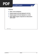 Contents:: Program Flow in An ABAP Program