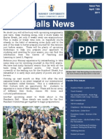 Halls News: Issue Two April 13th 2011