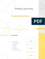 Wedding Planning: Presentation by Name