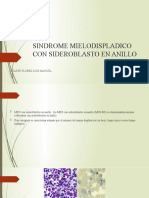 SINDROME MIELODISPLADICO - Sideroblastos Anillos