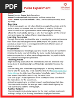 Exercise Impact on Heart Rate Experiment | PDF | Heart Rate | Heart