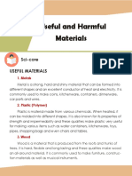 Useful and Harmful Materials: Lesson