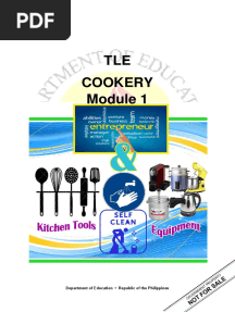 TLE Cookery: Department of Education - Republic of The Philippines