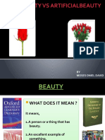 Real Beauty vs Artificial Beauty