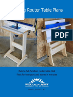 Woodcademy Folding Router Table Plans R2