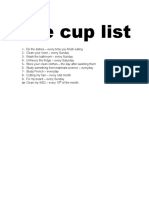 The Cup List
