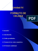 Unidad IV-Formato de Celdas