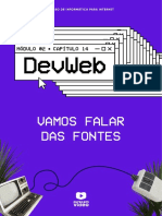 Fontes e tipografia para web design