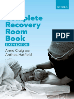 @anesthesia Books 2021 The Complete Recovery Room Book 6th Edition