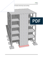 Concrete Shear Wall Strip Footing Foundation Analysis Design ACI318 14