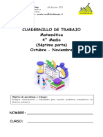 4° Medio Cuadernillo 7 MATEMÁTICA