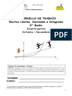 Electivo Limites Derivadas e Integrales Cuadernillo 4 Tercero Medio