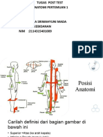 Tugas Post Test Anatomi 1