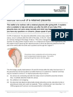 Manual Removal Retained Placenta - Nov20