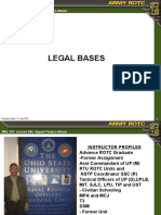 Legal Bases: MSL 301, Lesson 08c: Squad Tactics-Attack