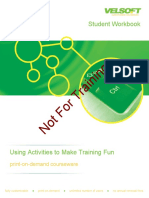 Not For Training: Student Workbook