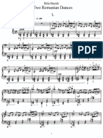 Bartok - Danzas Rumanas Op.8 Nº1