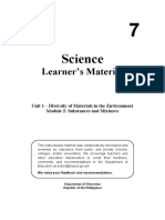 Learner's Material: Science