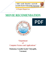 Movie Recommendation Project Report