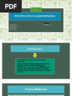 Protección a la Maternidad en chile derecho laboral