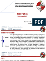 Tiristores y conceptos en electrónica industrial