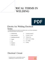 Electrical Terms in Welding