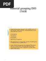 Material Grouping ISO 15608