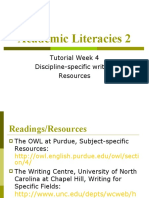 AW4002 Tutorial WK4 Resources 2011