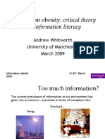 Critical theory and information literacy