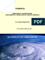 Complejidad y Transdisciplina DR Cerbeleon Murillo