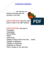 Nutrition Overview Transparency