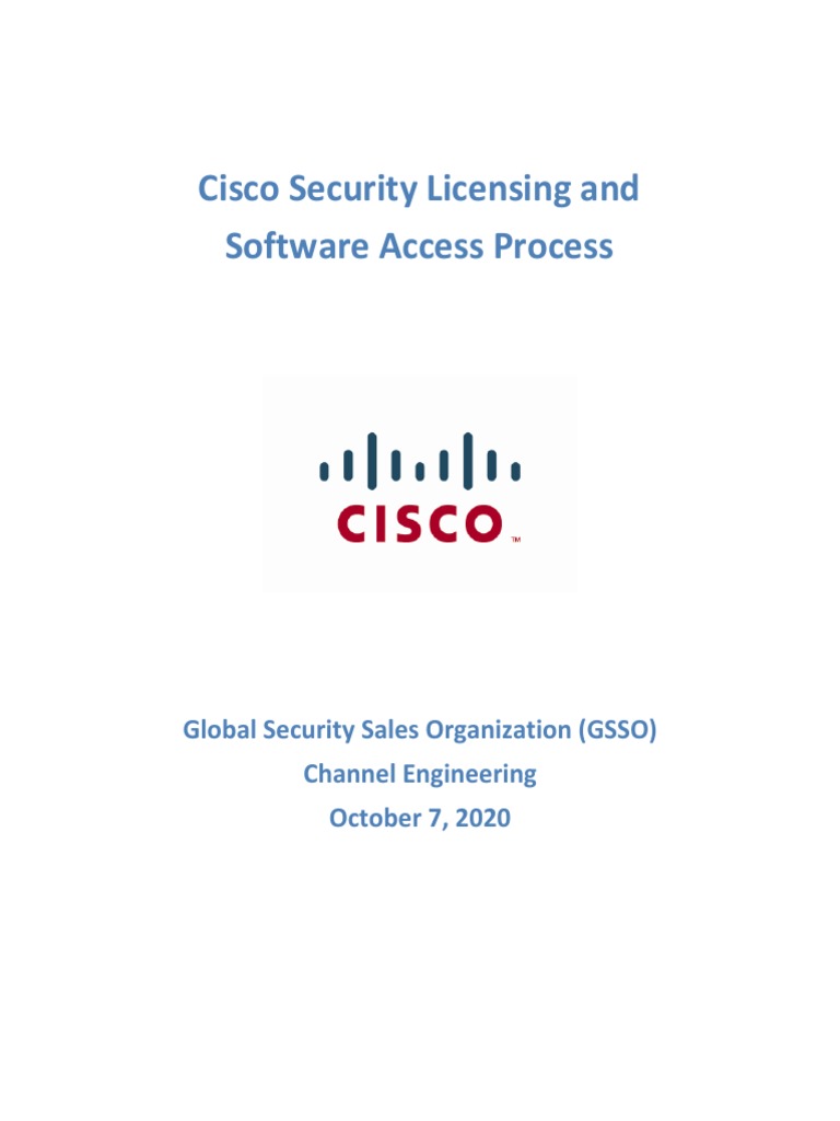 Cisco Security Licensing Overview | PDF | Cisco Systems | Computer Security