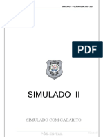 SIMULADO II COM GABARITO - POLÍCIA PENAL 2021