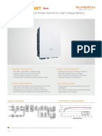 SH5.0/8.0/10RT: Residential Hybrid Three Phase Inverter For High Voltage Battery