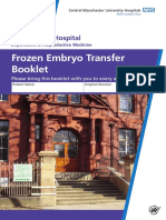 Frozen Embryo Transfer Booklet: Saint Mary's Hospital